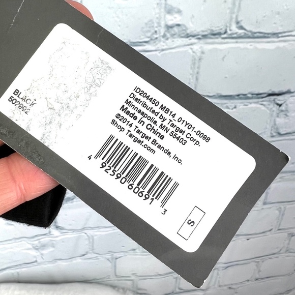 •NWT🤩 |•MOSSIMO•| Cute Black Moto Style Asymmetrical Zip Up Jacket Size Small - Picture 5 of 16